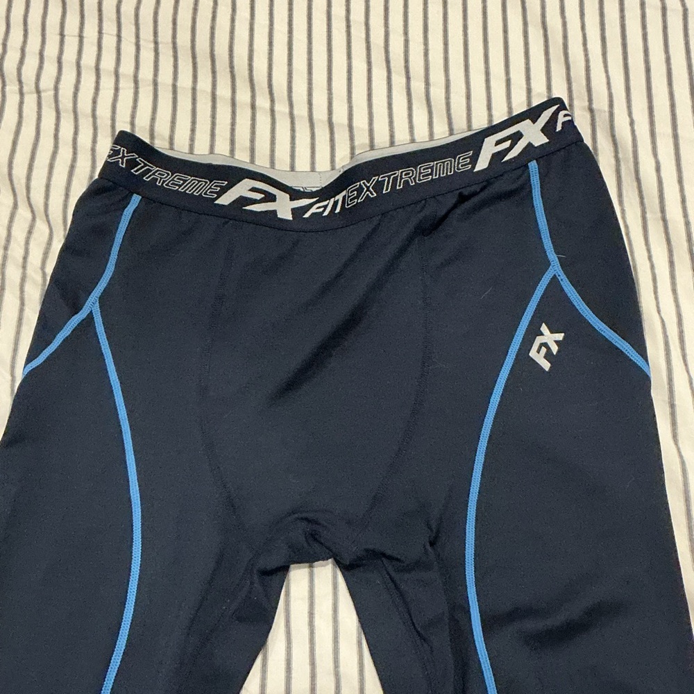 Men's Navy Boxer Briefs with Blue Accents